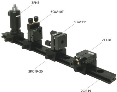 optical rail carriers 2RC19 and positioners