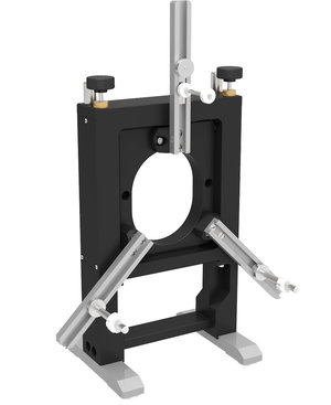 Precise Adjustable Kinematic Mount for Large Optics