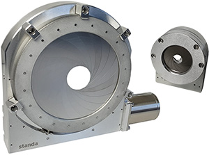 Vacuum Compatible Motorized Iris Diaphragms