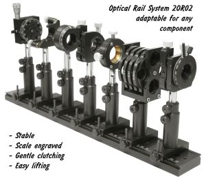 Aluminium optical rails 2OR02 and accessories